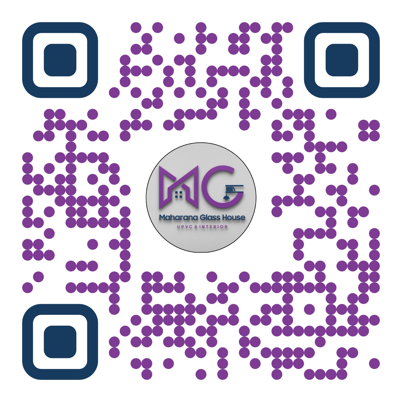 Scan QR for Maharana Glass House Details